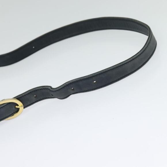 DIOR Shoulder Bag Leather Navy Gold - Picture 6 of 12